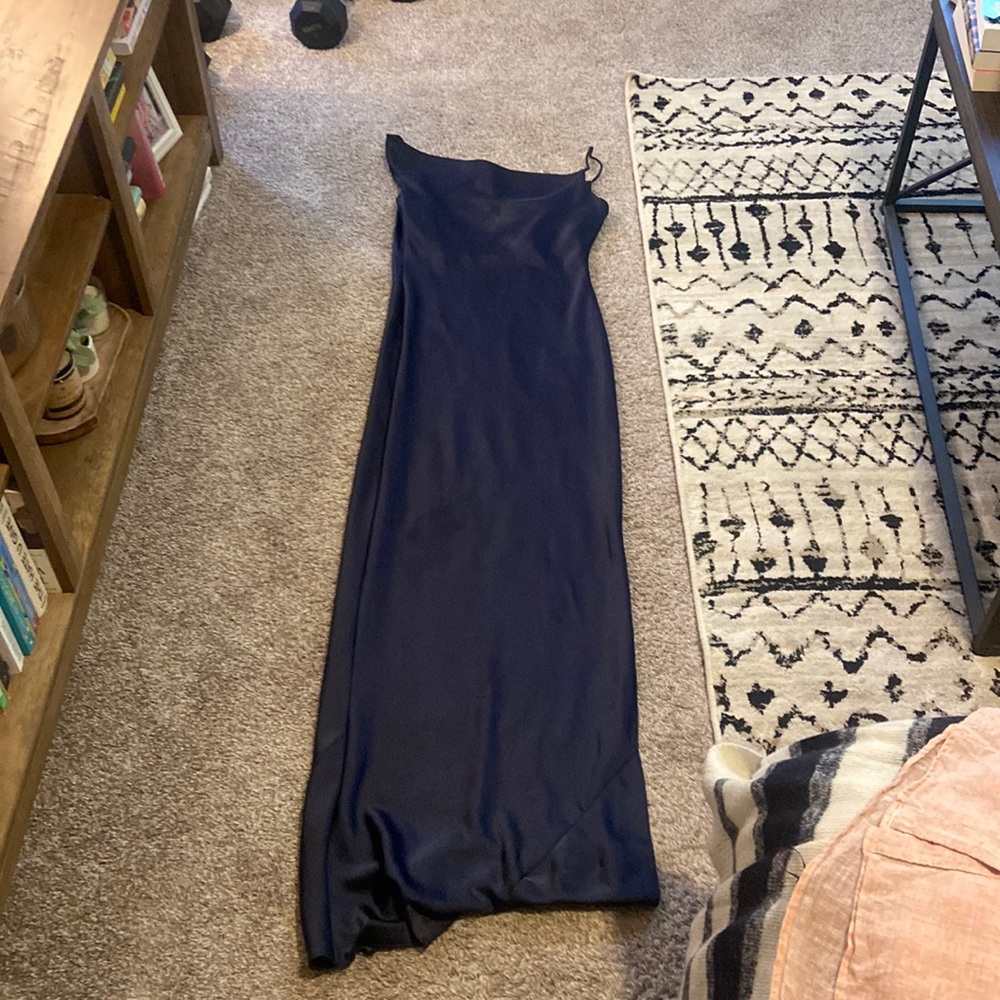 Bridesmaid Dress, midnight blue, maxi style